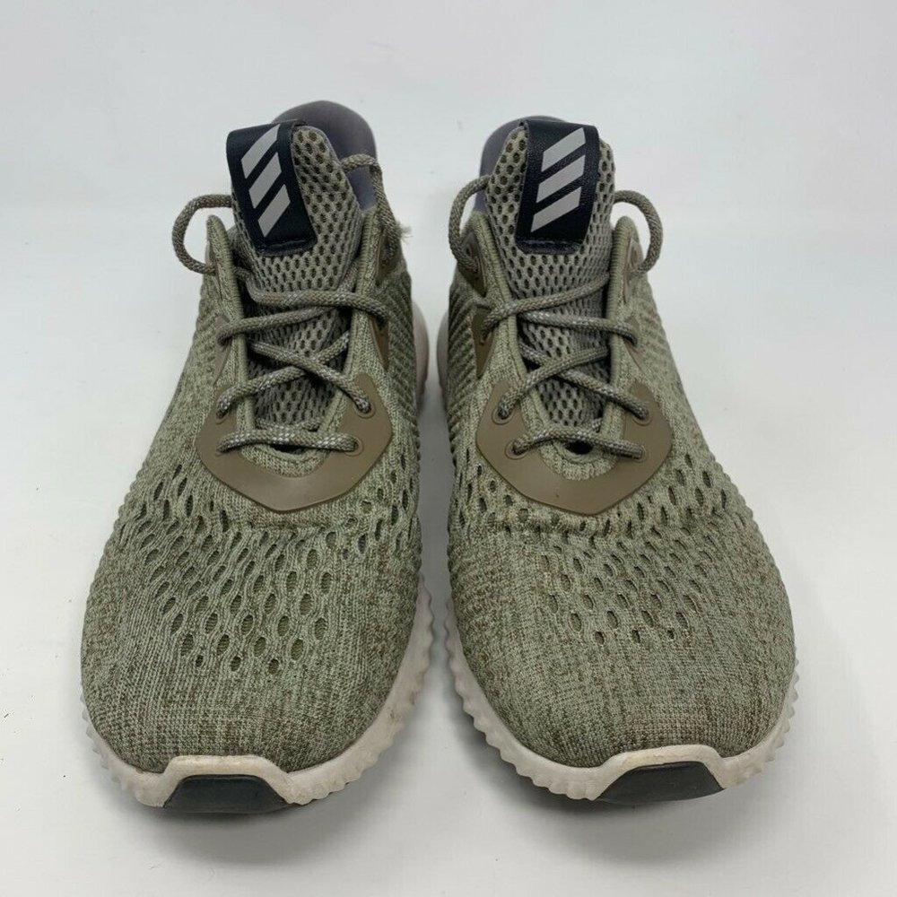 Adidas Womens Alphabounce Running Shoes Olive Sz 8